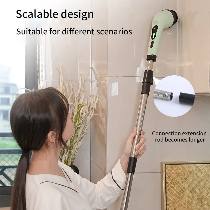 Wireless Electric Cleaning Brush Multifunctional Bathroom Window