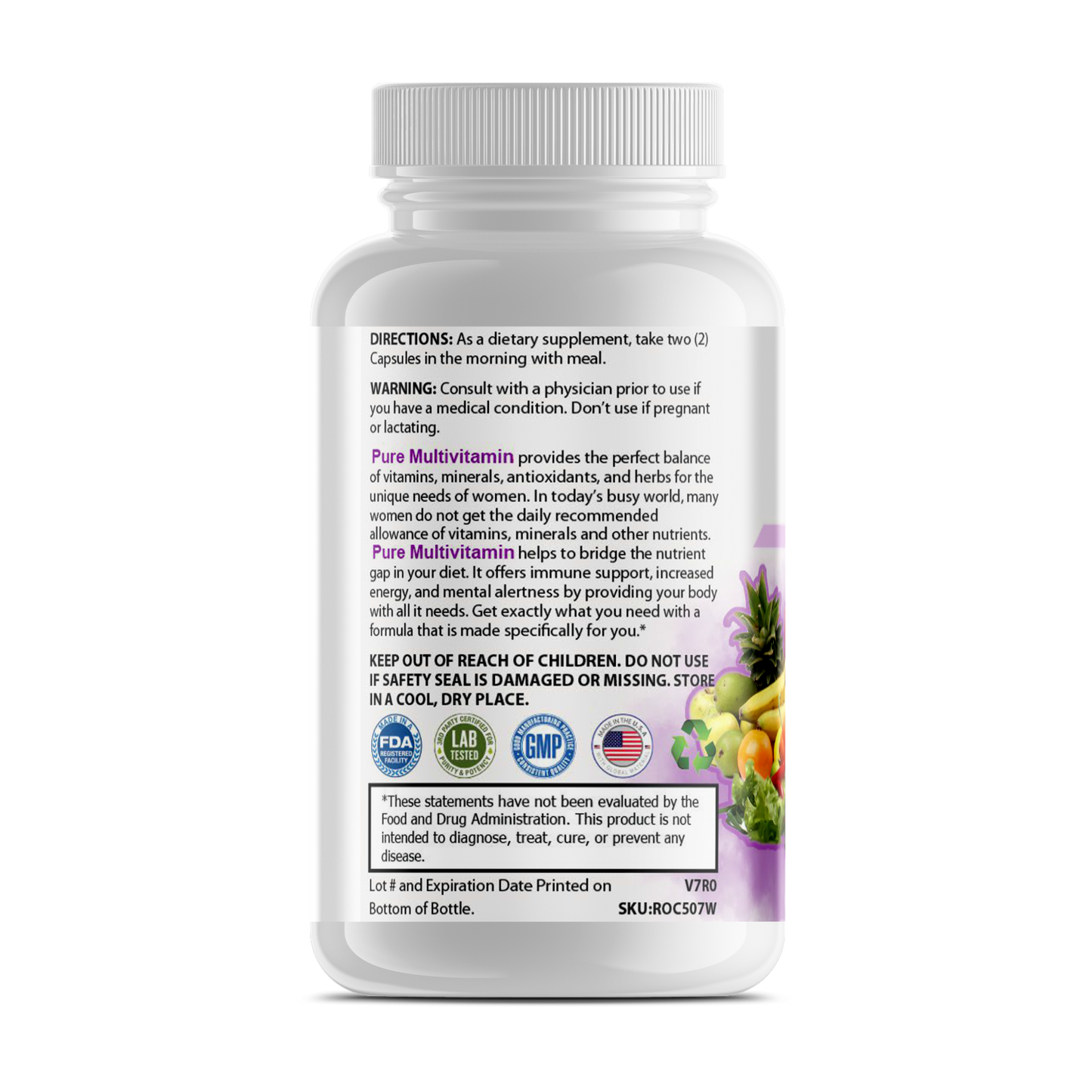 Pure Multi-Vitamins Womens