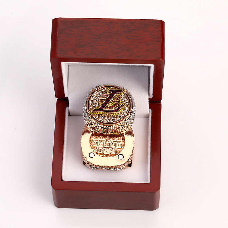 Stainless Steel 2020 NBA Champion Los Angeles Lakers Ring